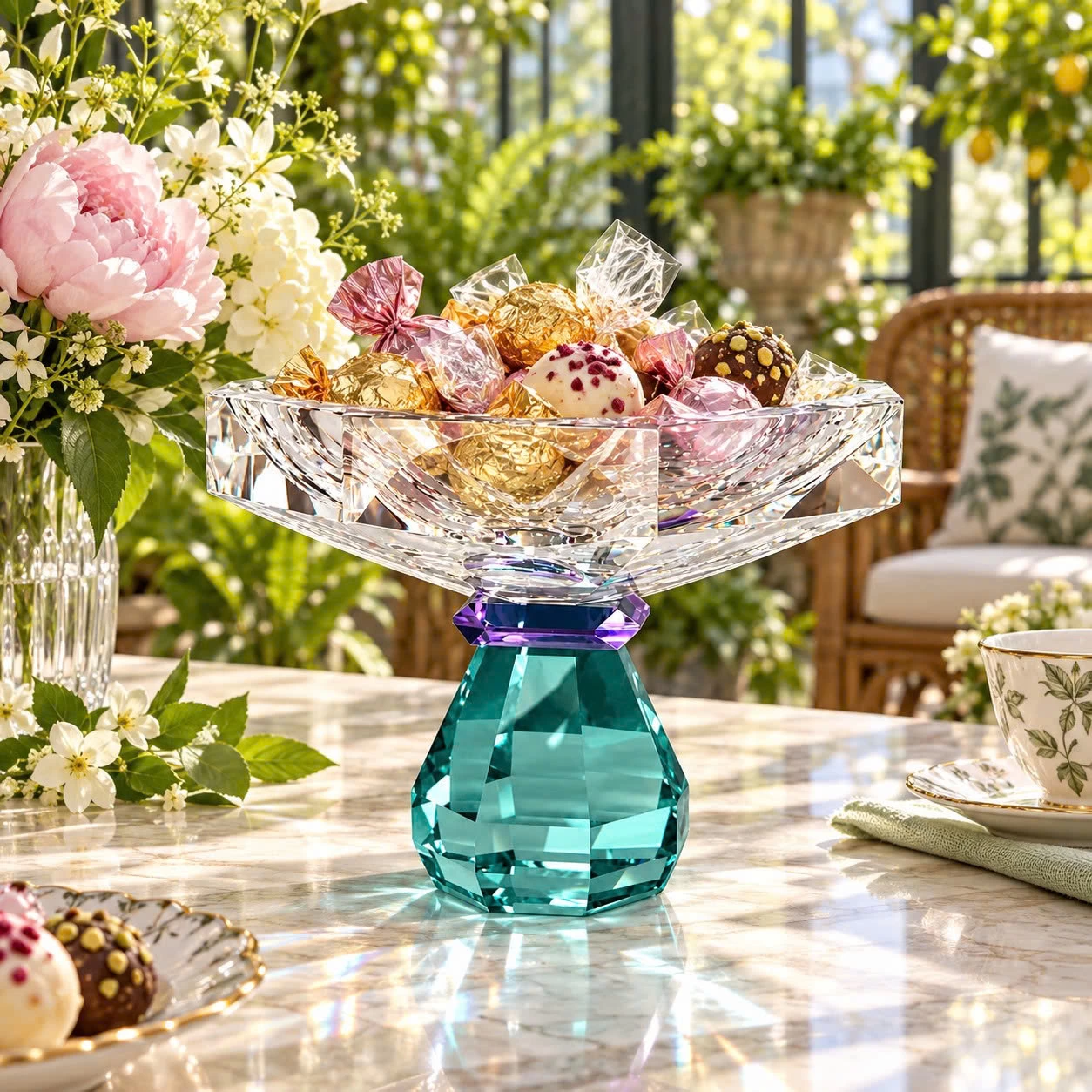 Khay pha lê KA Bleuvert Катерина 14.0cm | Crystal Katerina