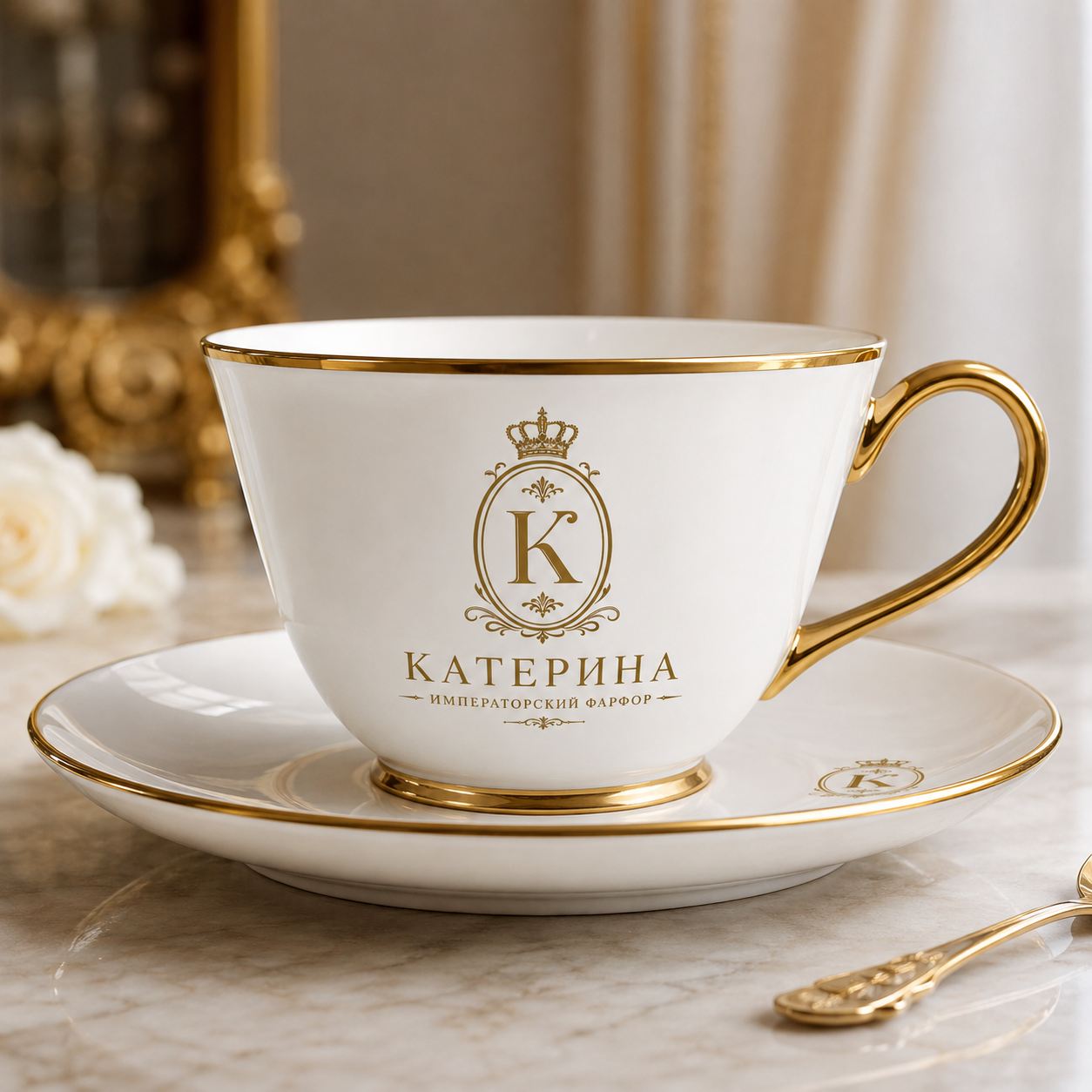 Bộ bát đĩa cao cấp cho 6 người Катерина | Sứ xương cao cấp | Set quà tặng cao cấp | Катерина COLLECTION